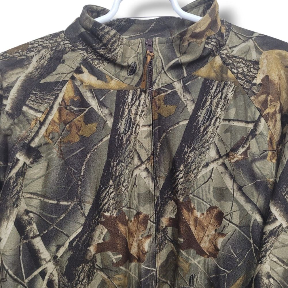 Vintage Woolrich Camo Jacket Sz X-Large Outdoor Guide Collection‎ Polyester